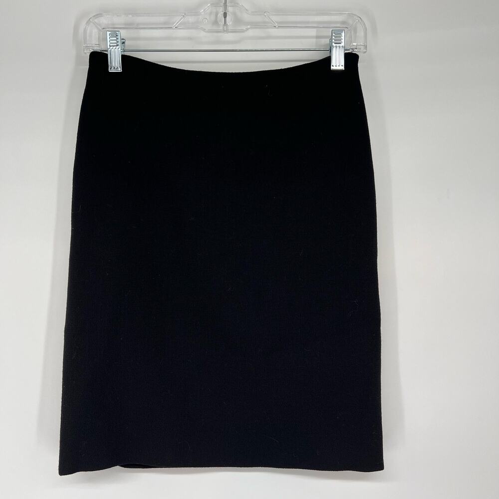 Moschino Cheap and Chic 100% Virgin Wool Mini Pencil Skirt Women's Size 4 Black